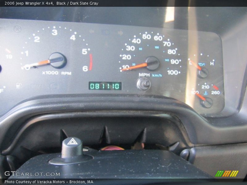 Black / Dark Slate Gray 2006 Jeep Wrangler X 4x4
