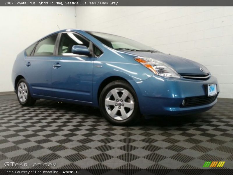 Seaside Blue Pearl / Dark Gray 2007 Toyota Prius Hybrid Touring