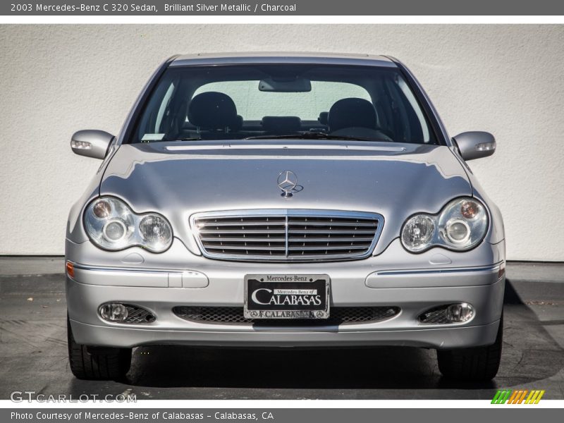 Brilliant Silver Metallic / Charcoal 2003 Mercedes-Benz C 320 Sedan
