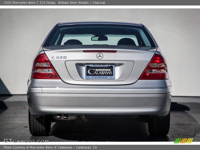 Brilliant Silver Metallic / Charcoal 2003 Mercedes-Benz C 320 Sedan