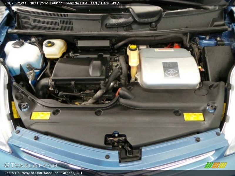 Seaside Blue Pearl / Dark Gray 2007 Toyota Prius Hybrid Touring