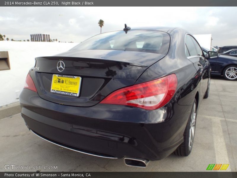 Night Black / Black 2014 Mercedes-Benz CLA 250