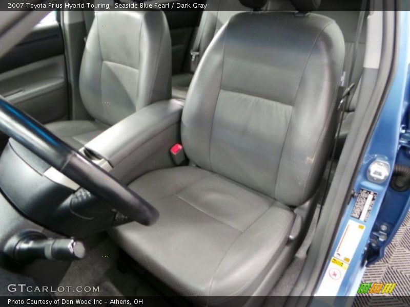 Seaside Blue Pearl / Dark Gray 2007 Toyota Prius Hybrid Touring