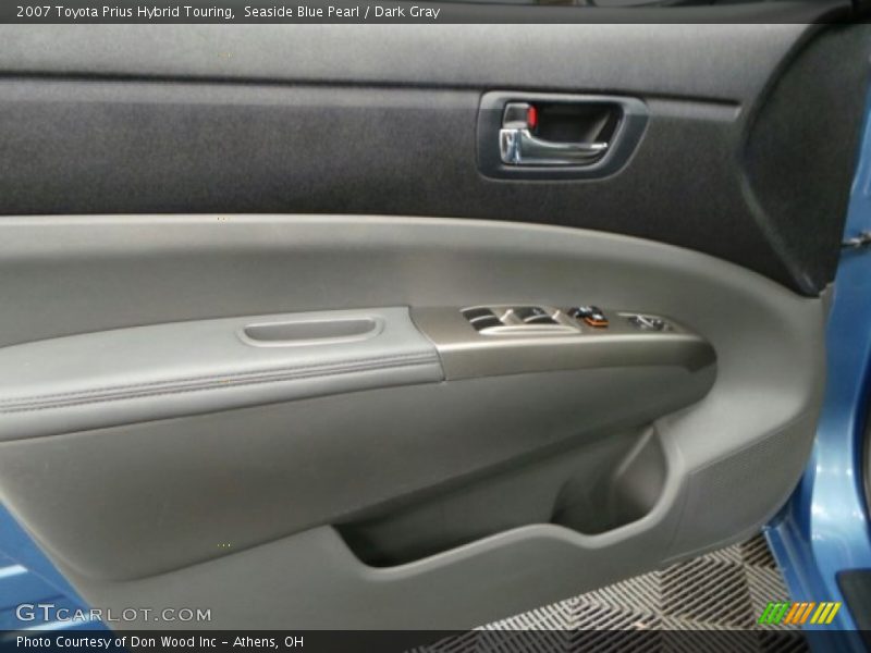 Seaside Blue Pearl / Dark Gray 2007 Toyota Prius Hybrid Touring