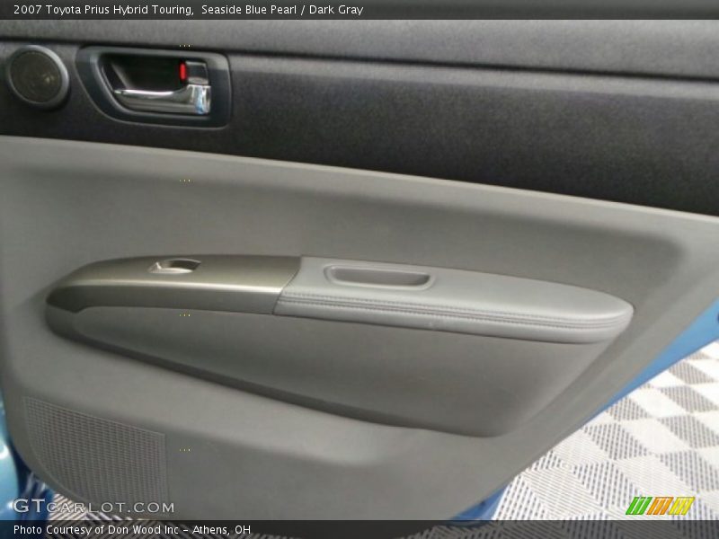 Seaside Blue Pearl / Dark Gray 2007 Toyota Prius Hybrid Touring