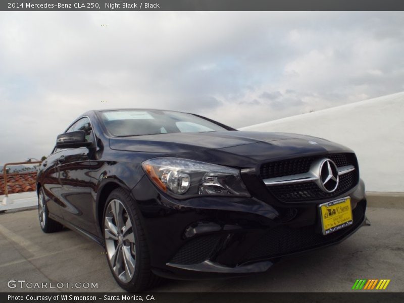 Night Black / Black 2014 Mercedes-Benz CLA 250