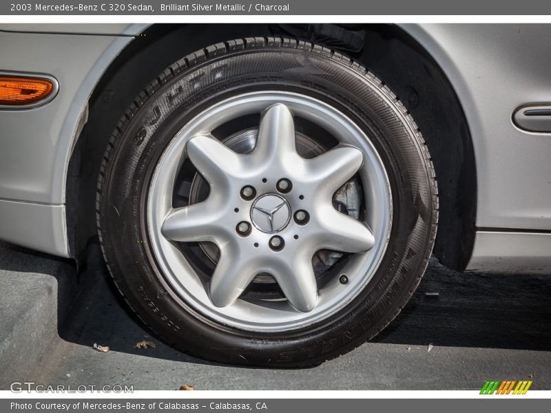 Brilliant Silver Metallic / Charcoal 2003 Mercedes-Benz C 320 Sedan