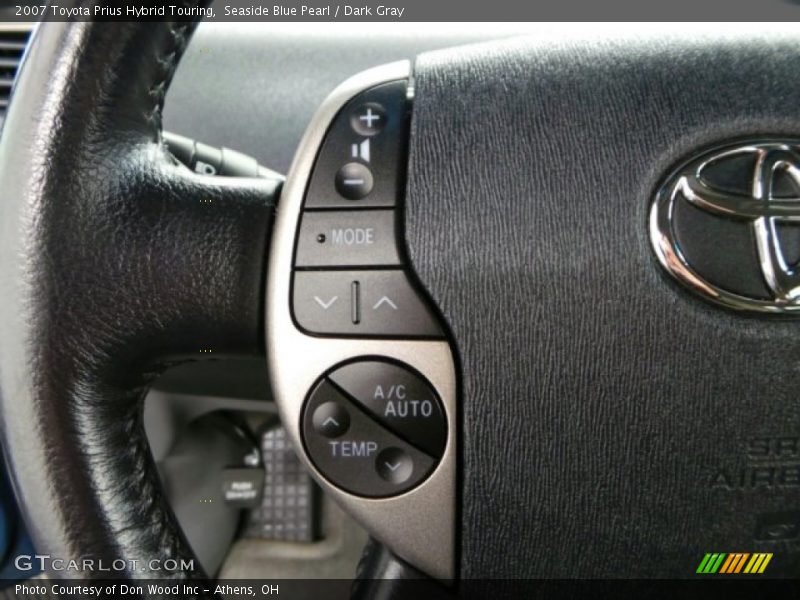Seaside Blue Pearl / Dark Gray 2007 Toyota Prius Hybrid Touring