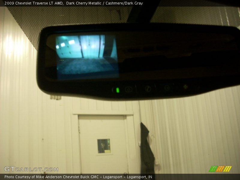 Dark Cherry Metallic / Cashmere/Dark Gray 2009 Chevrolet Traverse LT AWD