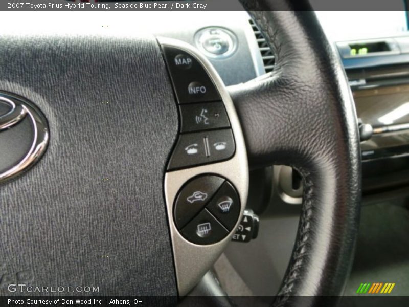 Seaside Blue Pearl / Dark Gray 2007 Toyota Prius Hybrid Touring