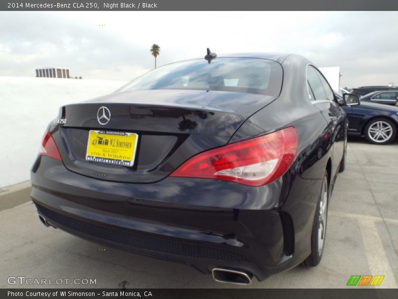 Night Black / Black 2014 Mercedes-Benz CLA 250