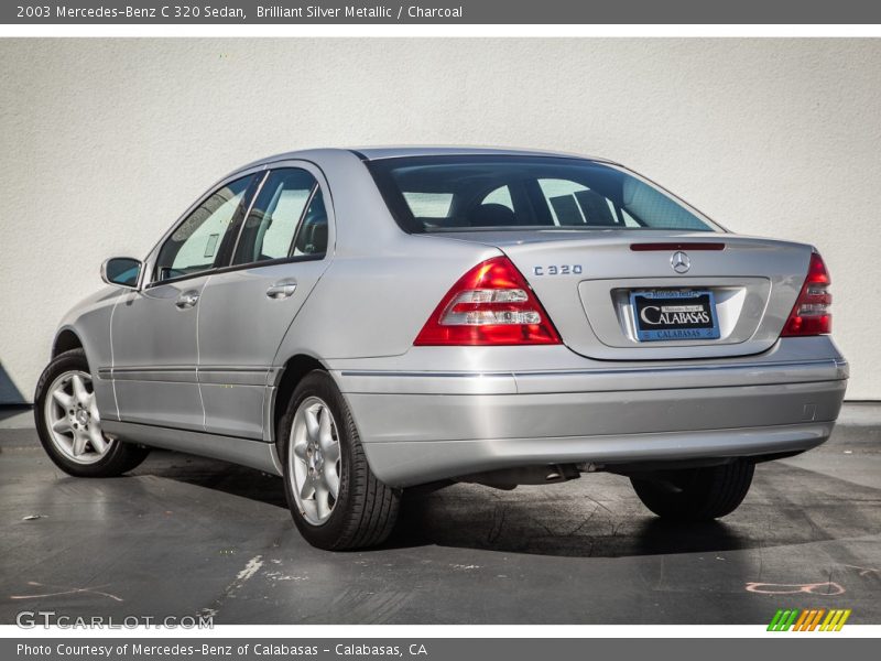Brilliant Silver Metallic / Charcoal 2003 Mercedes-Benz C 320 Sedan