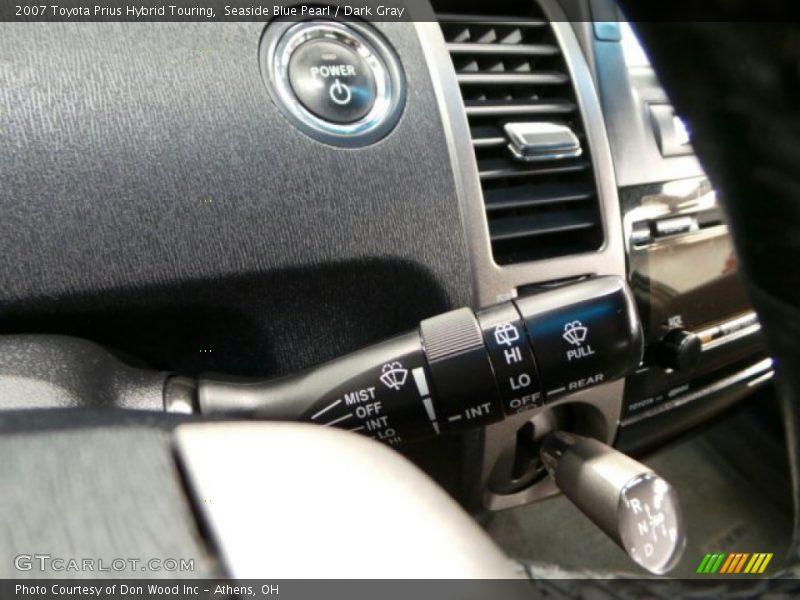 Seaside Blue Pearl / Dark Gray 2007 Toyota Prius Hybrid Touring