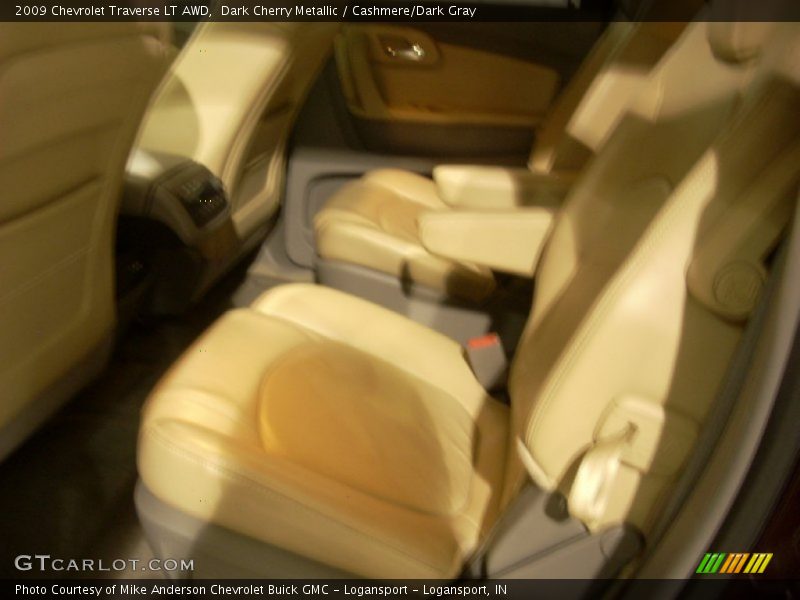 Dark Cherry Metallic / Cashmere/Dark Gray 2009 Chevrolet Traverse LT AWD