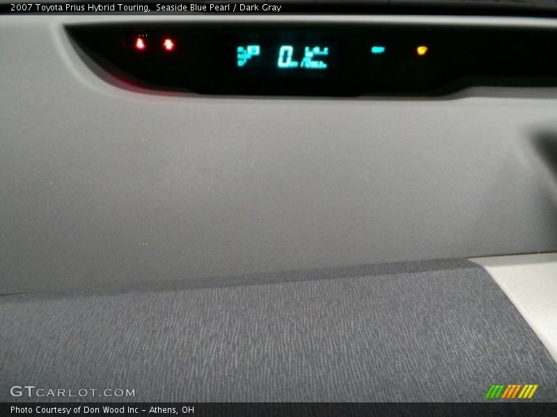 Seaside Blue Pearl / Dark Gray 2007 Toyota Prius Hybrid Touring