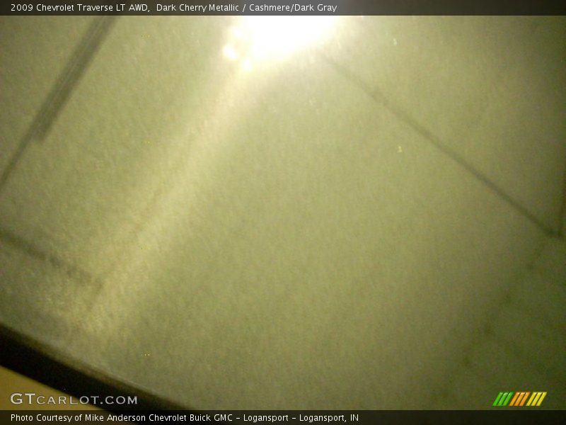 Dark Cherry Metallic / Cashmere/Dark Gray 2009 Chevrolet Traverse LT AWD