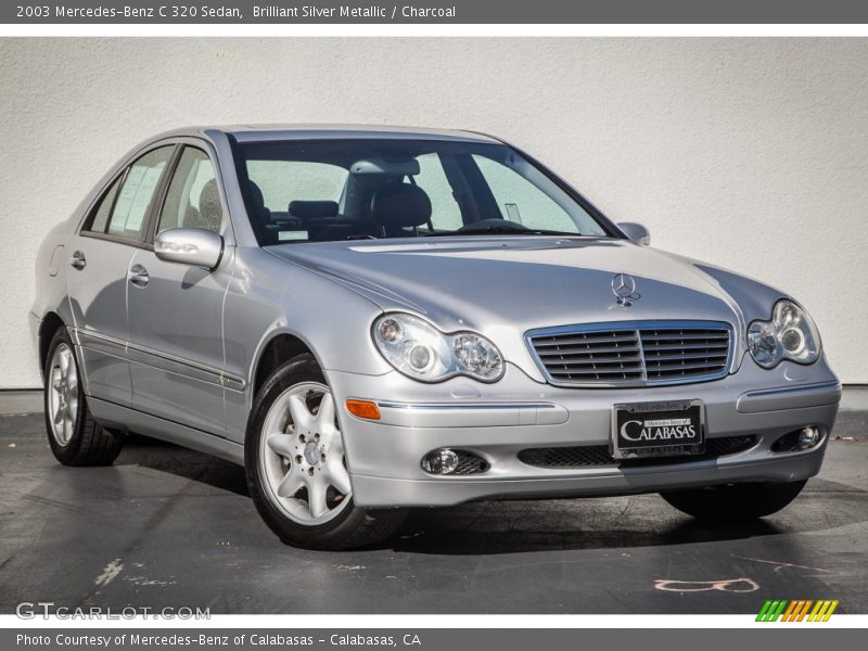 Brilliant Silver Metallic / Charcoal 2003 Mercedes-Benz C 320 Sedan