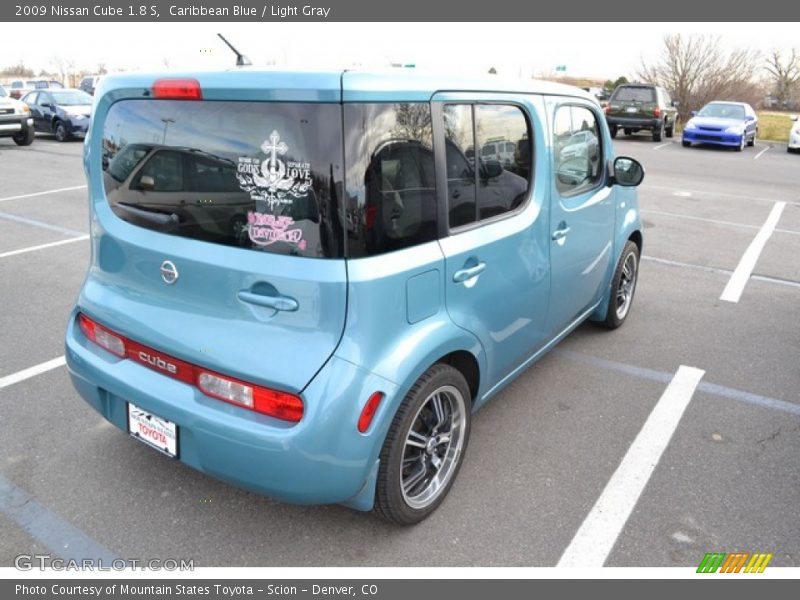 Caribbean Blue / Light Gray 2009 Nissan Cube 1.8 S