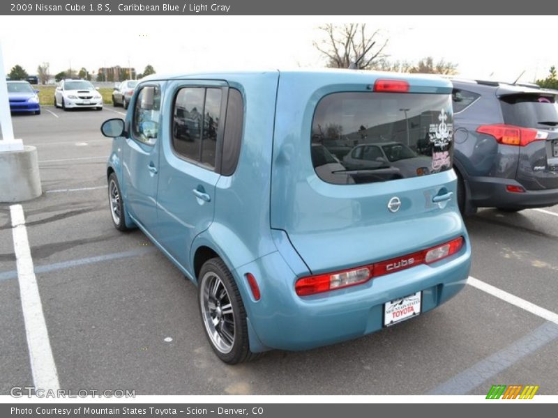 Caribbean Blue / Light Gray 2009 Nissan Cube 1.8 S