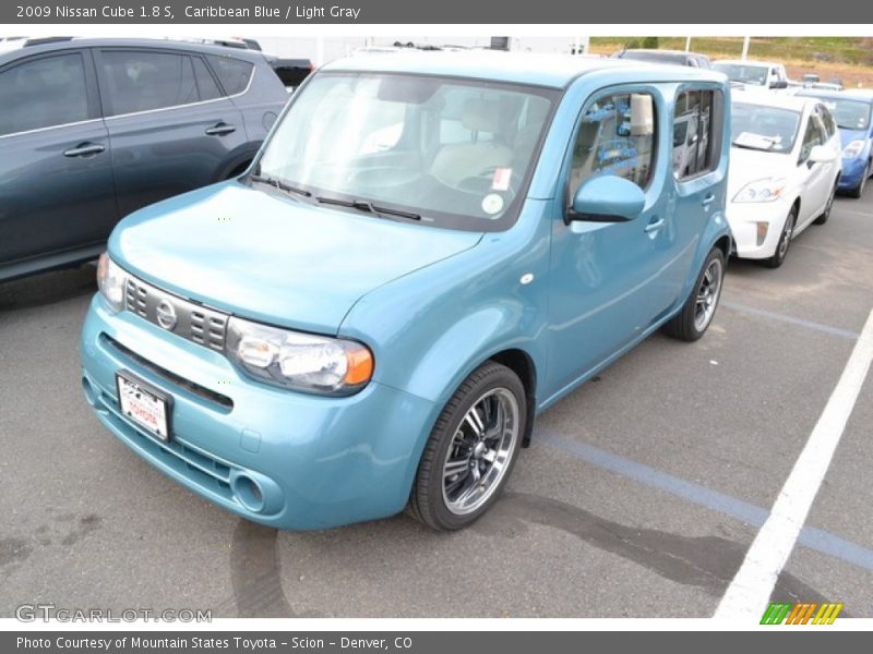 Caribbean Blue / Light Gray 2009 Nissan Cube 1.8 S