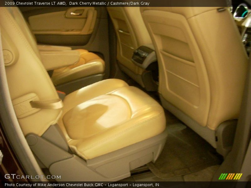 Dark Cherry Metallic / Cashmere/Dark Gray 2009 Chevrolet Traverse LT AWD