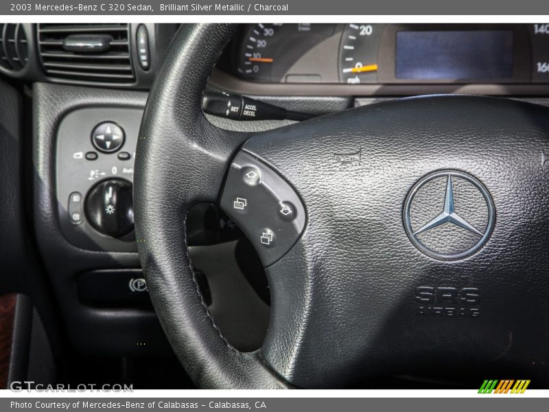 Brilliant Silver Metallic / Charcoal 2003 Mercedes-Benz C 320 Sedan