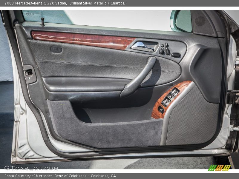 Brilliant Silver Metallic / Charcoal 2003 Mercedes-Benz C 320 Sedan