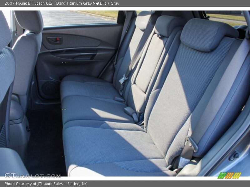 Dark Titanium Gray Metallic / Gray 2007 Hyundai Tucson GLS