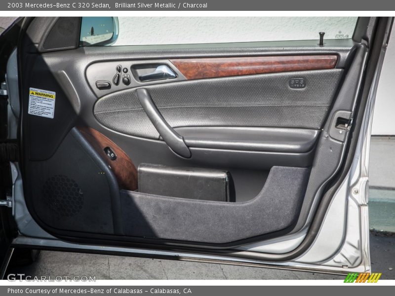 Brilliant Silver Metallic / Charcoal 2003 Mercedes-Benz C 320 Sedan