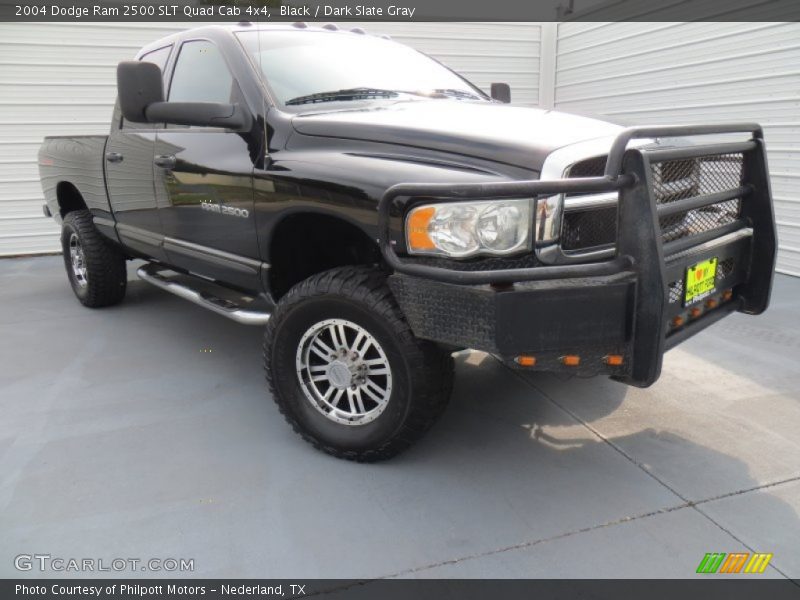 Black / Dark Slate Gray 2004 Dodge Ram 2500 SLT Quad Cab 4x4