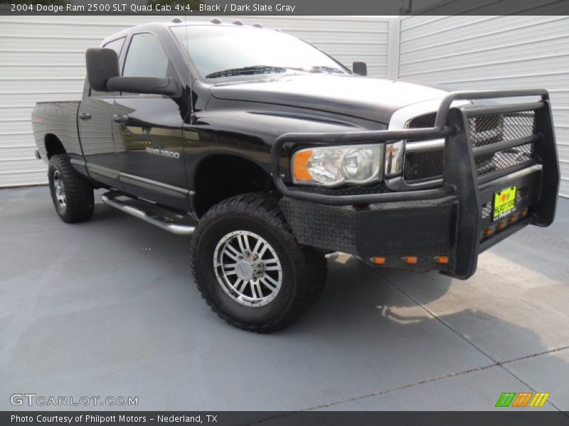 Black / Dark Slate Gray 2004 Dodge Ram 2500 SLT Quad Cab 4x4