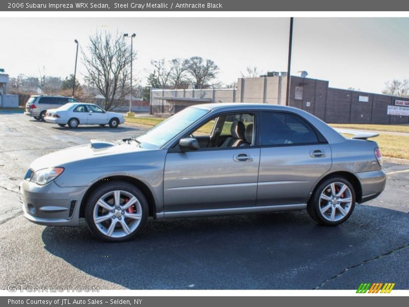 Steel Gray Metallic / Anthracite Black 2006 Subaru Impreza WRX Sedan