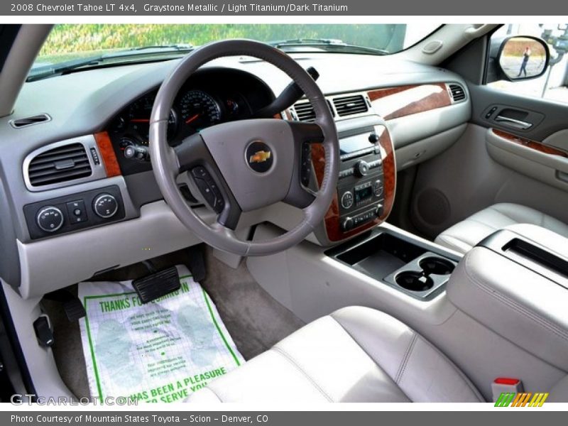 Graystone Metallic / Light Titanium/Dark Titanium 2008 Chevrolet Tahoe LT 4x4
