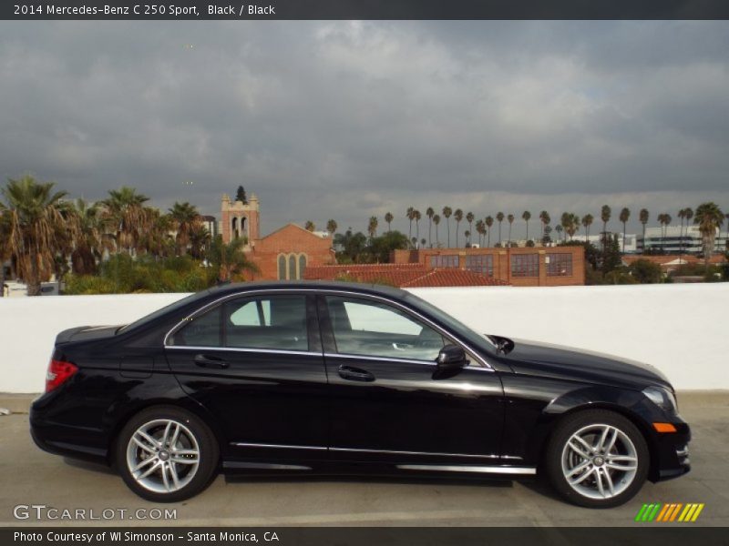 Black / Black 2014 Mercedes-Benz C 250 Sport