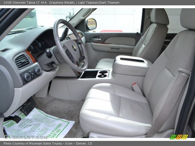 Graystone Metallic / Light Titanium/Dark Titanium 2008 Chevrolet Tahoe LT 4x4