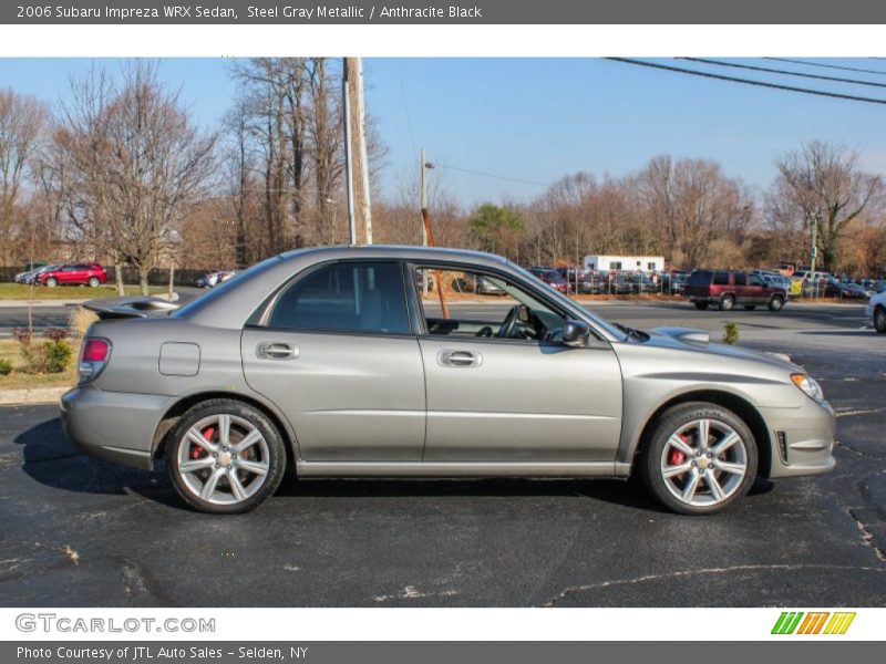 Steel Gray Metallic / Anthracite Black 2006 Subaru Impreza WRX Sedan