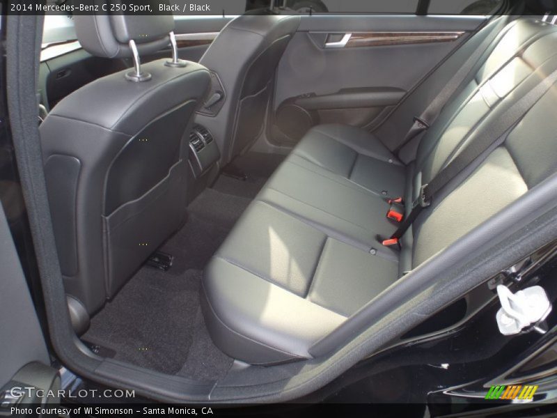 Black / Black 2014 Mercedes-Benz C 250 Sport