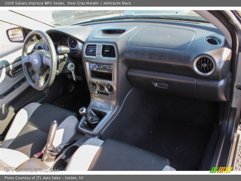 Steel Gray Metallic / Anthracite Black 2006 Subaru Impreza WRX Sedan