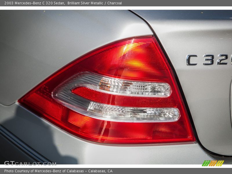Brilliant Silver Metallic / Charcoal 2003 Mercedes-Benz C 320 Sedan