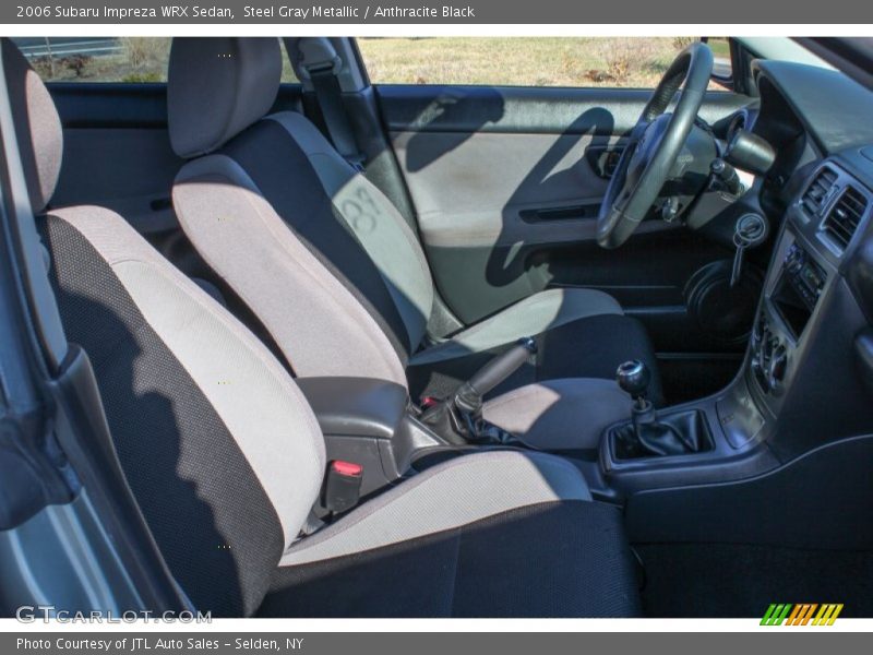 Steel Gray Metallic / Anthracite Black 2006 Subaru Impreza WRX Sedan