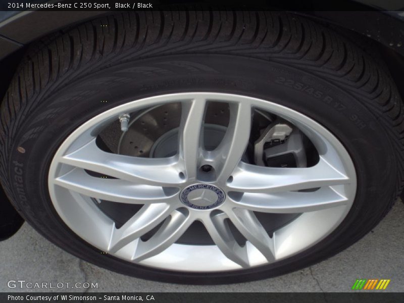 Black / Black 2014 Mercedes-Benz C 250 Sport