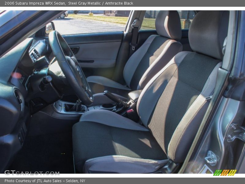 Steel Gray Metallic / Anthracite Black 2006 Subaru Impreza WRX Sedan