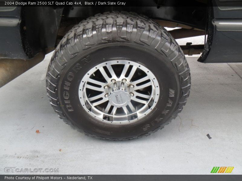 Black / Dark Slate Gray 2004 Dodge Ram 2500 SLT Quad Cab 4x4