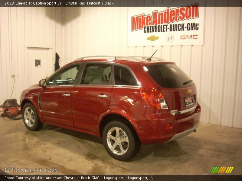 Crystal Red Tintcoat / Black 2013 Chevrolet Captiva Sport LT