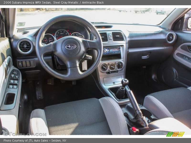 Steel Gray Metallic / Anthracite Black 2006 Subaru Impreza WRX Sedan