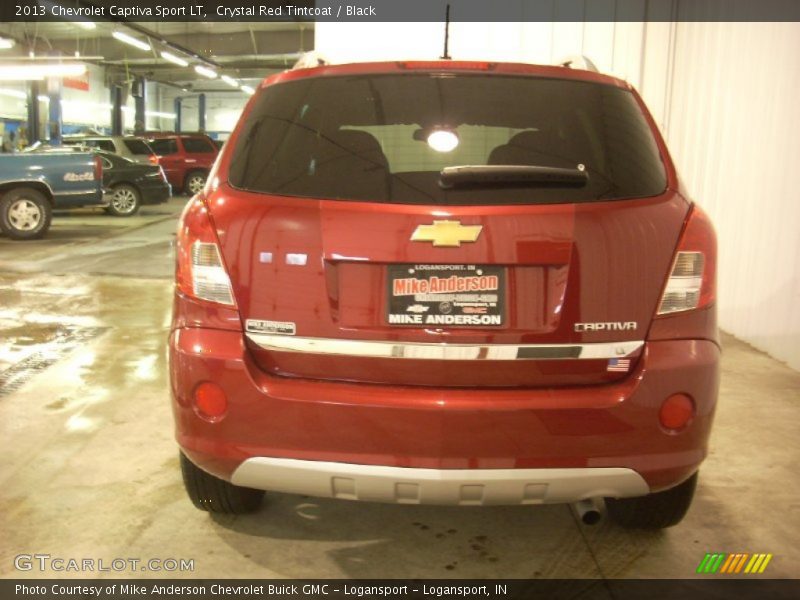 Crystal Red Tintcoat / Black 2013 Chevrolet Captiva Sport LT