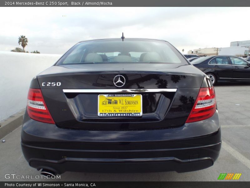 Black / Almond/Mocha 2014 Mercedes-Benz C 250 Sport