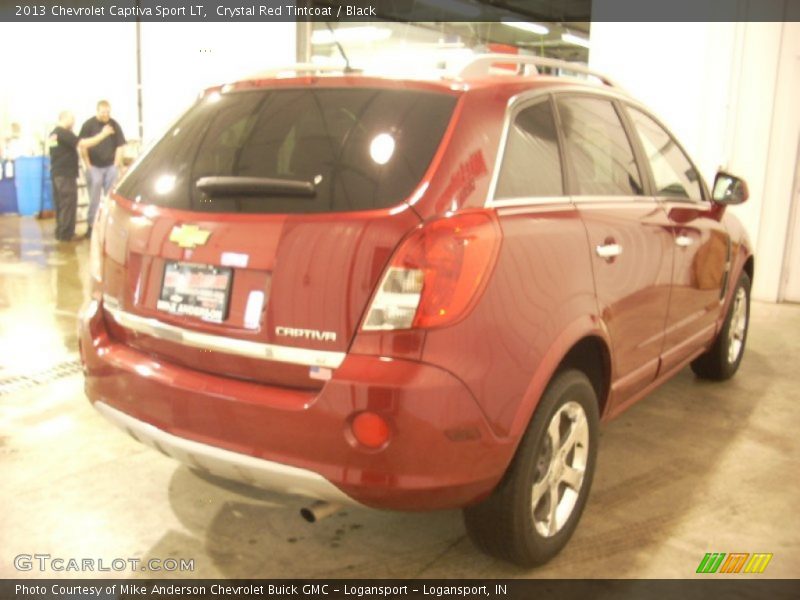 Crystal Red Tintcoat / Black 2013 Chevrolet Captiva Sport LT