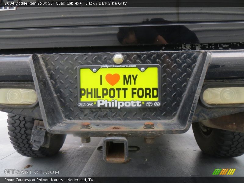 Black / Dark Slate Gray 2004 Dodge Ram 2500 SLT Quad Cab 4x4