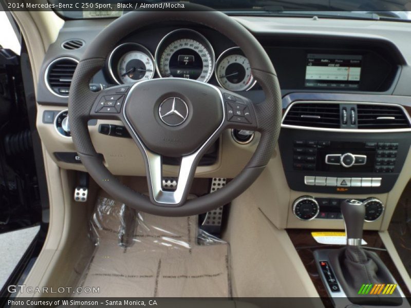 Black / Almond/Mocha 2014 Mercedes-Benz C 250 Sport